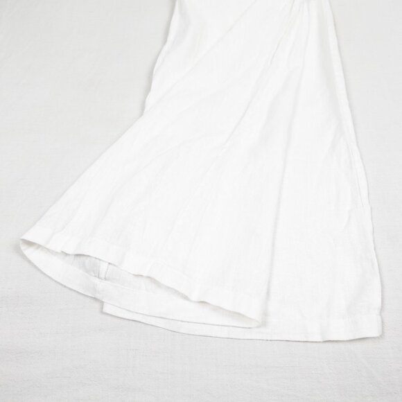 LITTLE LIES Linen Wide Leg Pants Women's Medium Lightweight Summer Beach Trouser - Picture 8 of 11